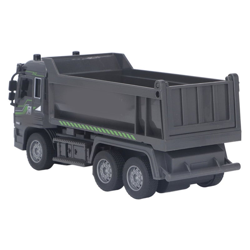 Rc Dump Truck: Premium Durable Plastic, Multi Joint Movable, Full Color Lighting - Easy To Operate Remote Control Construction Vehicle for Kids Boys Children - Image 3