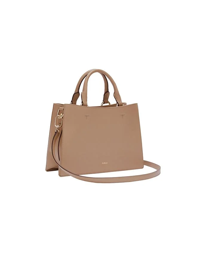 Furla Nuvola Greige Tote Bag - Medium