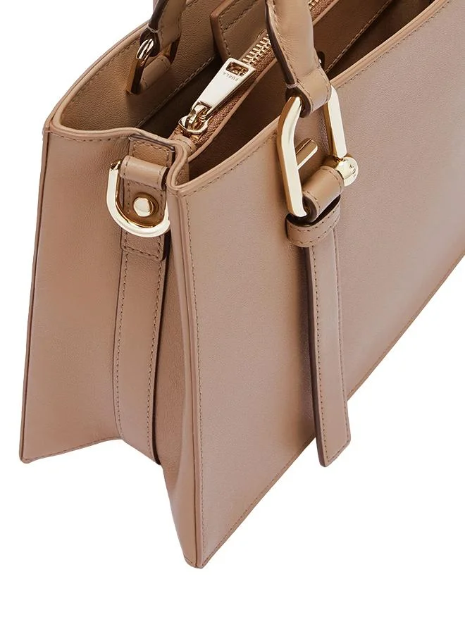 Furla Brown Nuvola Greige Tote Bag - Medium for Women | Best Price UAE