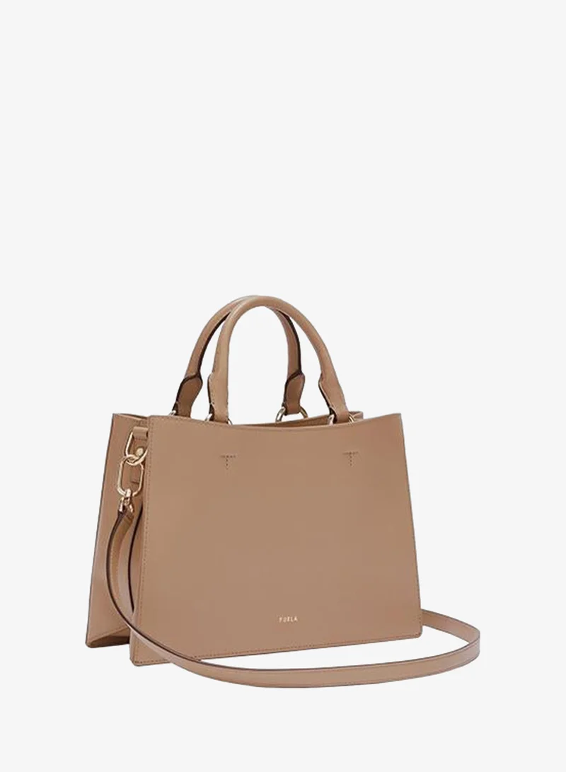 Furla Nuvola Greige Tote Bag - Medium