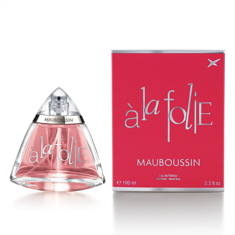 Mauboussin - A La Folie 100ml (3.3 Fl Oz) - Eau de Parfum for Women - Floral & Oriental Scents - Image 1