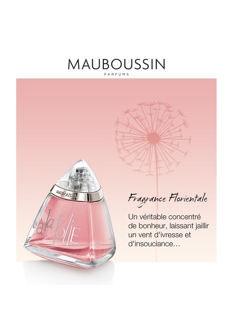 MAUBOUSSIN Mauboussin - A La Folie 100ml (3.3 Fl Oz) - Eau de Parfum for Women - Floral & Oriental Scents  - Image 5