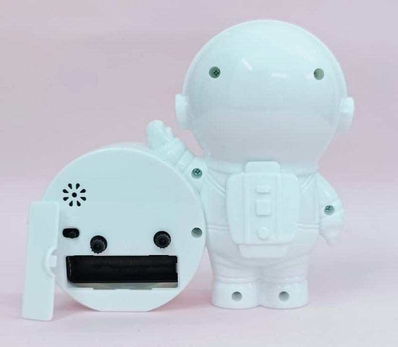 Tera13 TERA 13 Alarm Clock for Kids (1 Pcs) Cute Astronaut Clock for Kids, Bedroom Desk Clock for Boys & Girls, Best Gift for Children Ages 3 and Up, Battery Operated Home Decor Gift - Image 3
