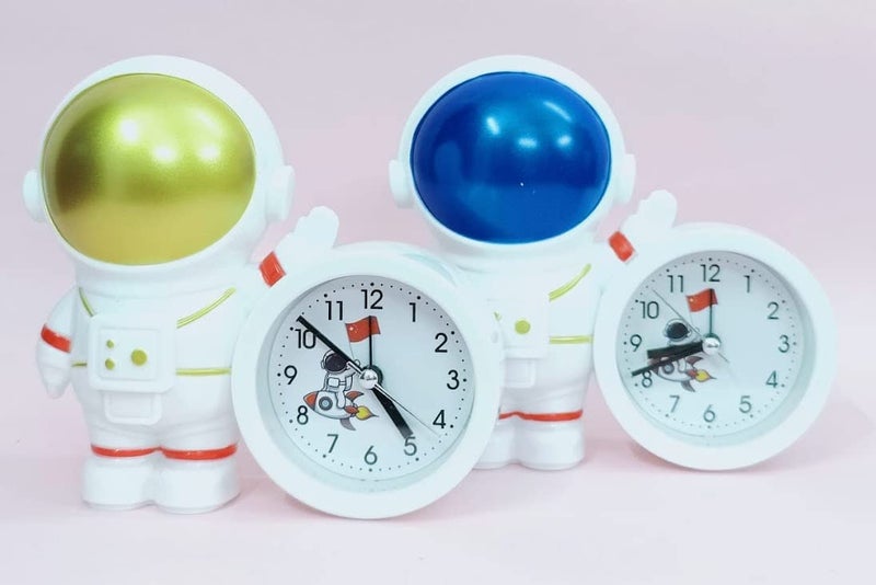 Tera13 TERA 13 Alarm Clock for Kids (1 Pcs) Cute Astronaut Clock for Kids, Bedroom Desk Clock for Boys & Girls, Best Gift for Children Ages 3 and Up, Battery Operated Home Decor Gift - Image 5
