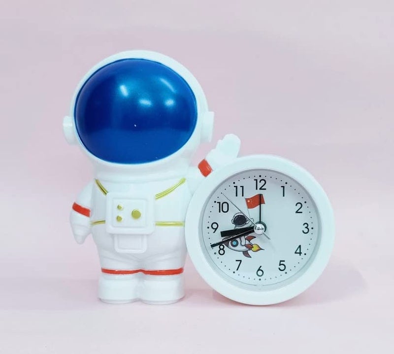 Tera13 TERA 13 Alarm Clock for Kids (1 Pcs) Cute Astronaut Clock for Kids, Bedroom Desk Clock for Boys & Girls, Best Gift for Children Ages 3 and Up, Battery Operated Home Decor Gift - Image 2