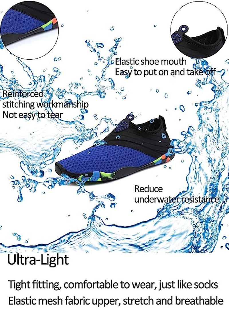 Excellent Water Sports Shoes, Swimming Shoes Diving Shoes Beach Shoes Surfing Sneakers, Quick Dry, Comfortable Aqua Footwear, Perfect for Swimming, Beach, Pool, River, Yoga, Boating, Outdoor, Hiking  - Image 5