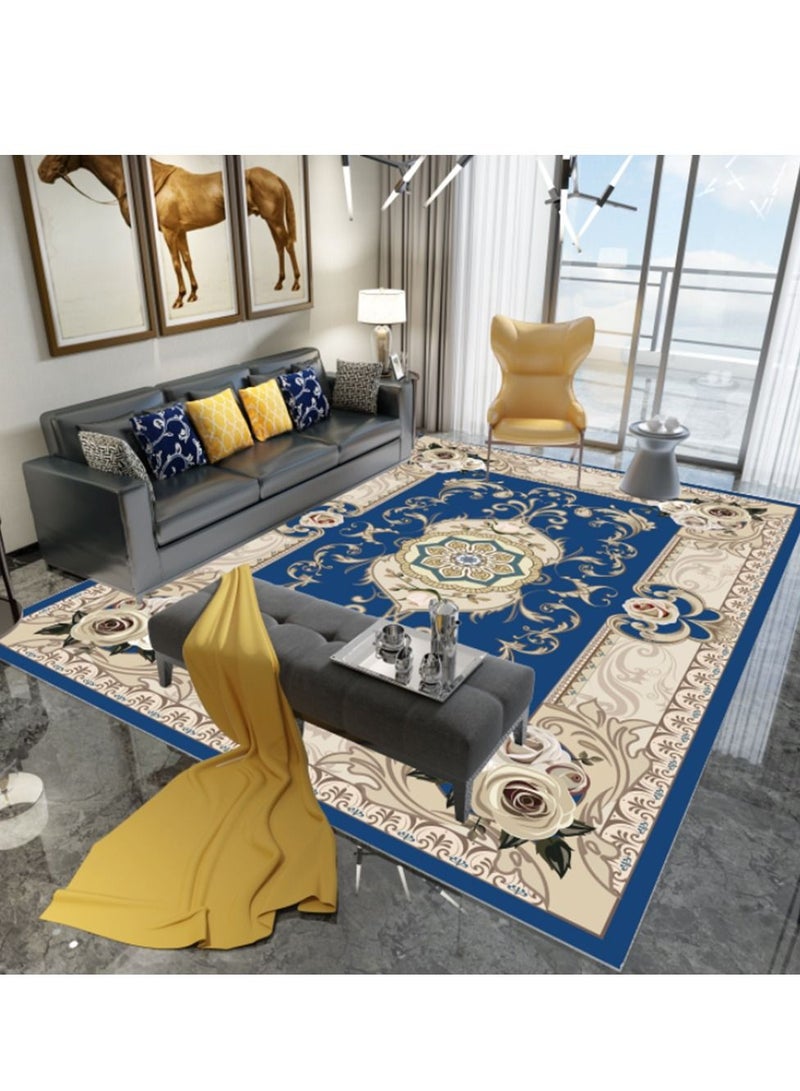 Sharpdo Area Rugs Modern Simple Short Pile Carpet Living Room Bedroom Rug Anti-slip Floor Carpet Home Decor 160 * 230CM - Image 1