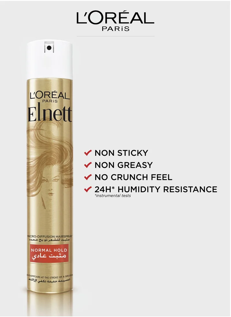 L'OREAL PARIS Elnett Latin Normal Hold Hair Spray 400ml