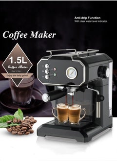 M MIAOYAN Italian coffee machine household small semi-automatic high-pressure steam coffee machine multi-function milk foaming office coffee machine  - Image 3