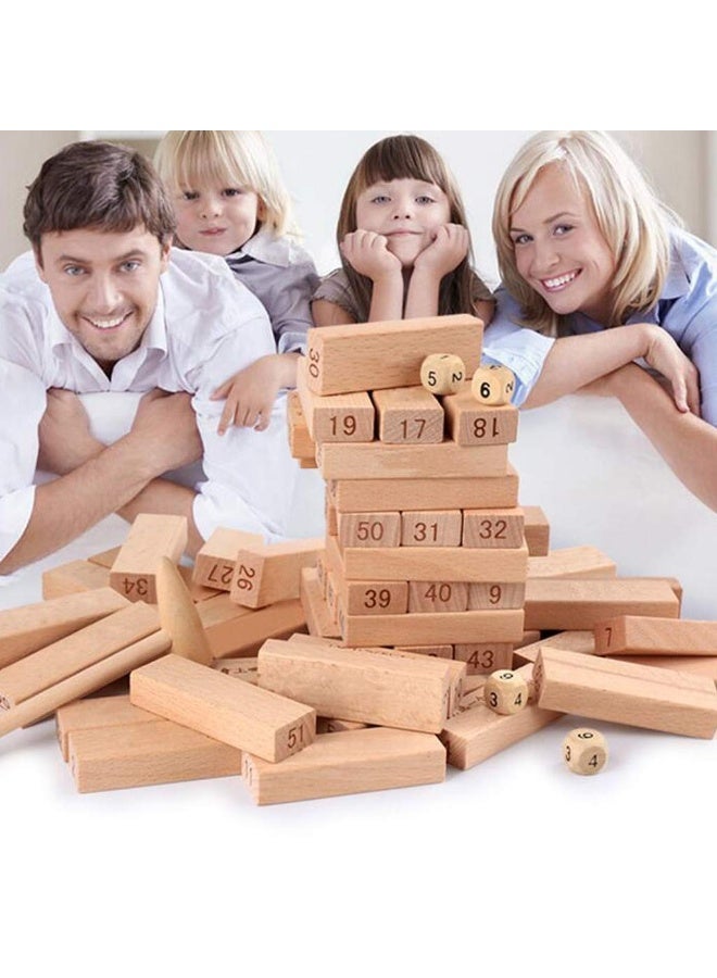 Trenzo Wooden Block Stacking Tower – Classic Tumble Blocks Game - Image 4