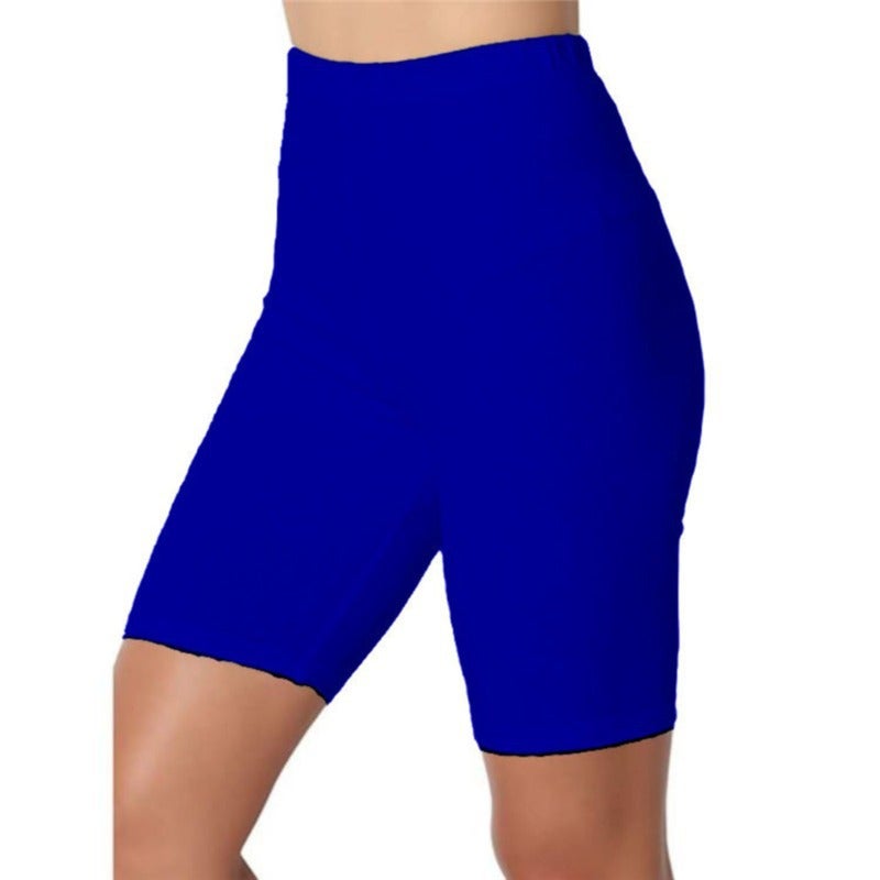 Thickened Five-Point Riding Leggings Tight-Fit Anti-Light Yoga Sanding Milk Silk Running Sports Pants Plus Size - Image 5