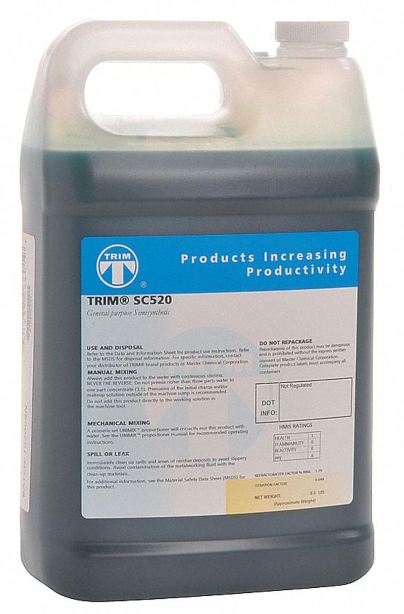 Cutting & Grinding Fluids SC520/1 General Purpose Semisynthetic Fluid Concentrate, 1 gal Jug