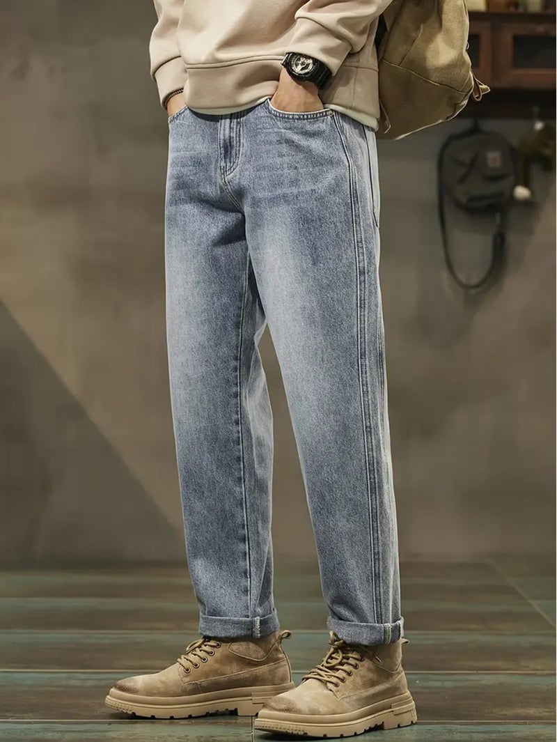 Lymio Jeans for Men || Stylish Regular fit Jeans (Jeans-16-Lightblue-34) - Image 3
