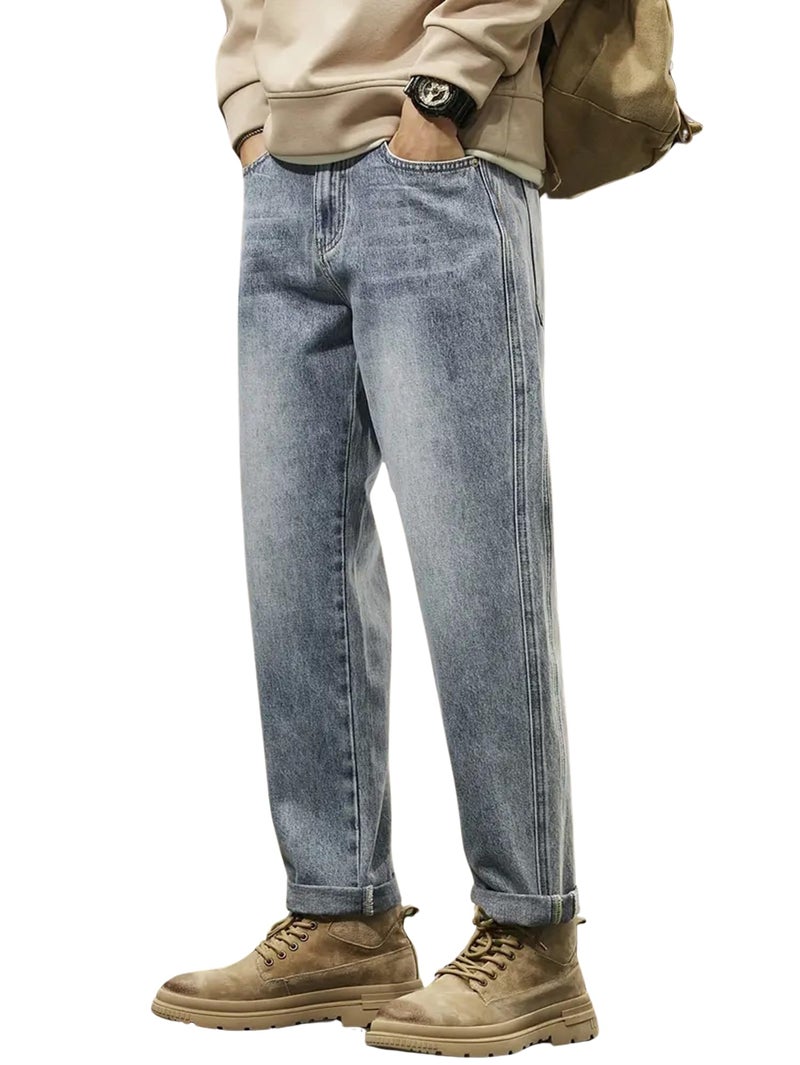 Lymio Jeans for Men || Stylish Regular fit Jeans (Jeans-16-Lightblue-34) - Image 1