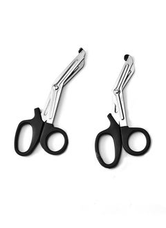 Y&D Bandage Scissors Trauma Shears, Medical 2-Pack, 7.5" Nursing Scissors, Surgical Nurse Emergency First Aid EMT Safety Tape  - Image 1
