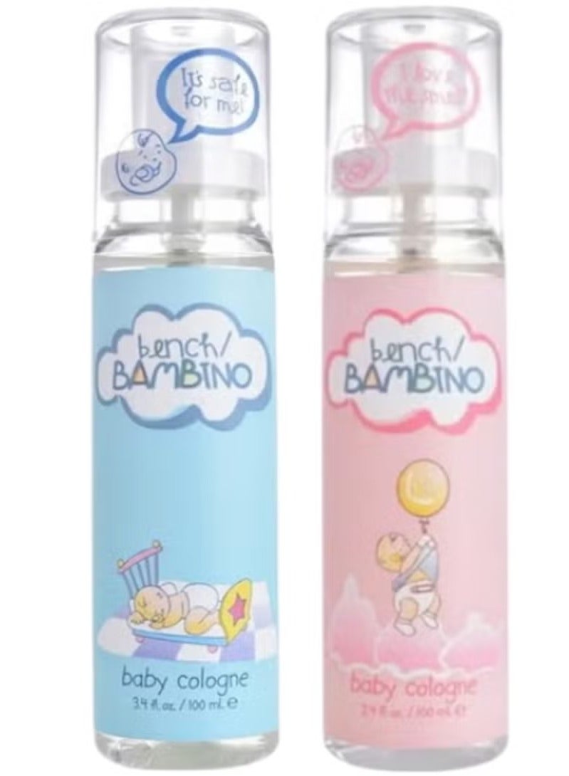 Bench Bambino I Love the Smell Baby Cologne 100ml & in It's Safe For Me 100ml