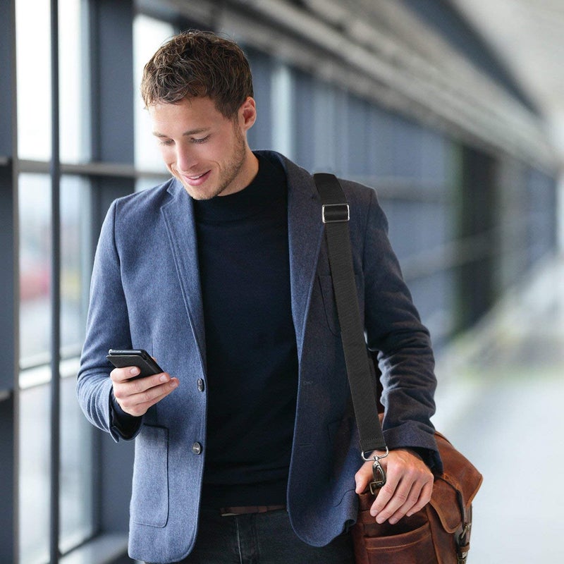 iCONY Nylon Universal Replacement Strap Belt - Durable and Adjustable for Handbags, Laptop bag, Crossbody Shoulder Bag Adjustable 5feet 1 Pack (1.5 inch) - Image 5