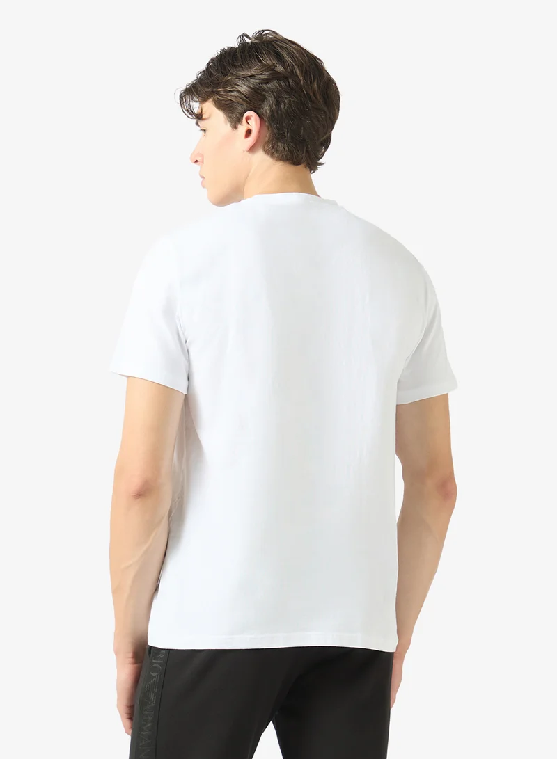 امبوريو ارماني Logo Crew Neck T-Shirt