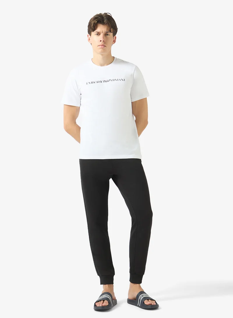 Emporio Armani  Logo Crew Neck T-Shirt for Men | Best Price UAE