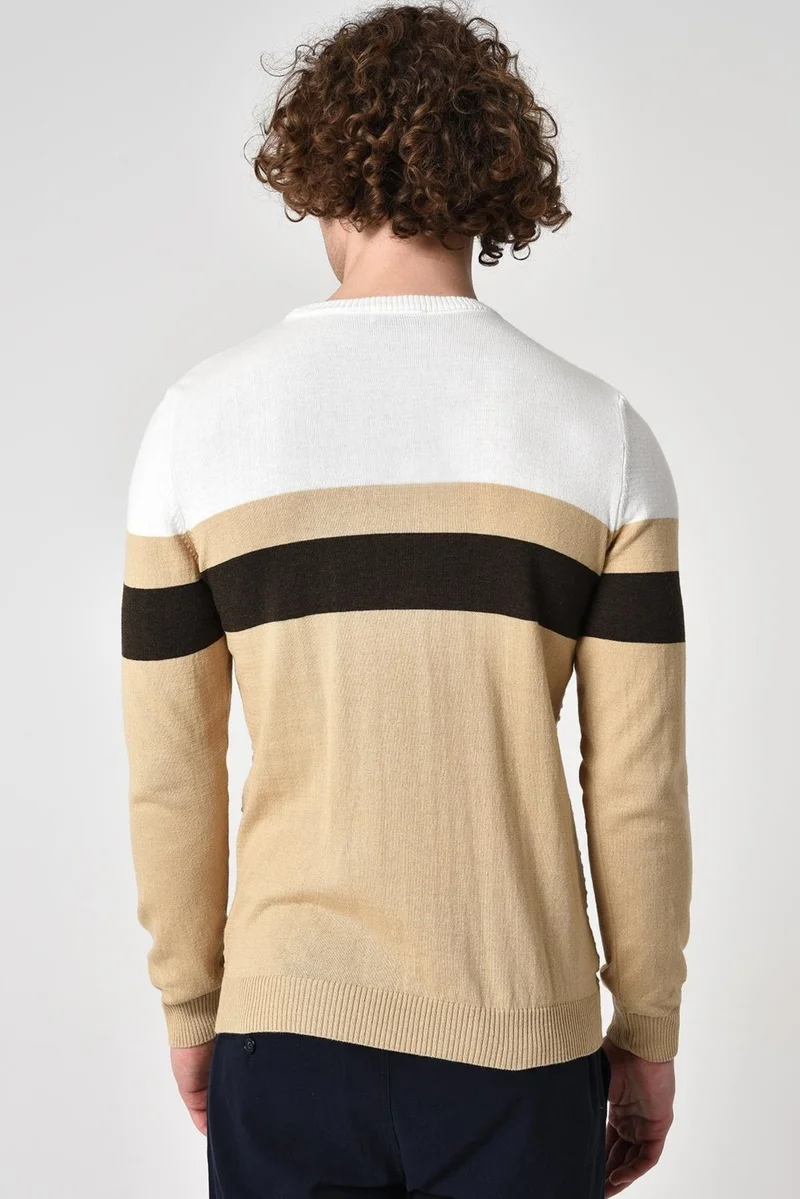 Alexander Gardi Striped Cotton Sweater (E22-5705)