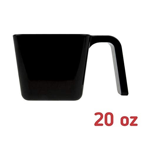 Carlisle 20 Oz. Black Polycarbonate Portion Cup - Image 2