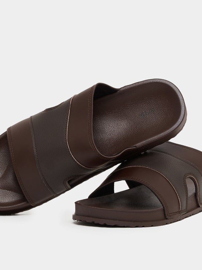 Styli Styli Cut Out Thick Band Slip on Sandals  - Image 4