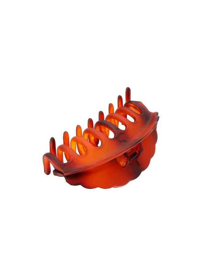 GLITTERS® Trendy & Stylish Claw Clip, Strong Grip Durable Hair Accessory For Styling, Brown Gradient