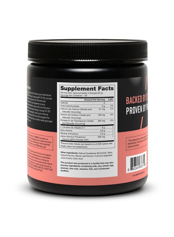 LEGION Pulse Pre Workout Supplement - All Natural Nitric Oxide Preworkout Drink to Boost Energy, Creatine Free, Naturally Sweetened, Beta Alanine, Citrulline, Alpha GPC (Caffeine Free Fruit Punch) - Image 3