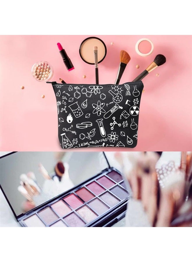 WCGXKO Science Cosmetic Bag Biology Chemistry Gift Science Lover Gift Chemist Scientist Makeup Bag Science Teacher Student Gift (Chemistry B) - Image 4