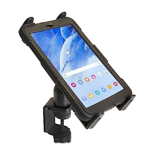 ARKON Heavy Duty Table Desk Tablet Mount with 4 inch Arm and C Clamp Base for - Image 4