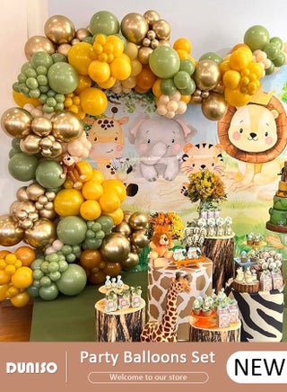 110 PCS Balloon Garland Arch Kit, Jungle Safari Balloon Arch, Jungle Theme Party Balloons for Baby Shower Safari Birthday Decorations - pzsku/Z7CC048800676FF7A1D9EZ/45/1746206902/6c510f6c-403a-4b57-90be-456744b1d274