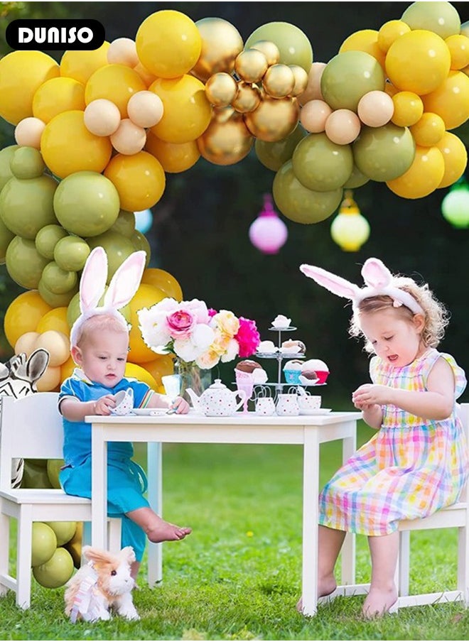 DUNISO 110 PCS Balloon Garland Arch Kit, Jungle Safari Balloon Arch, Jungle Theme Party Balloons for Baby Shower Safari Birthday Decorations  - Image 5