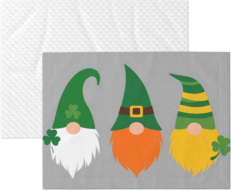 Spring St Patrick’S Day Irish Gnomes Print Dog Blanket Super Soft Pet Blanket (sizename) Velvet Double Sided Blankets Protection Couch for Dog Puppy Cat - Image 3