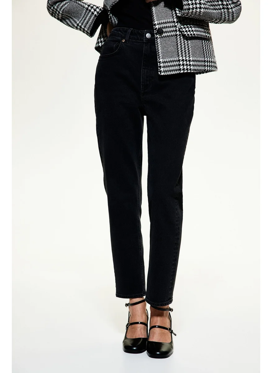 اتش اند ام Slim Mom High Ankle Jeans