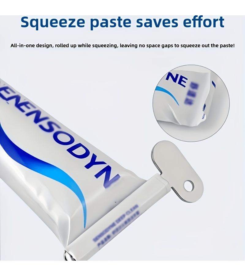 2 Pcs Metal Toothpaste Squeezer Manual Tube Squeezing Device For Easy Dispensing Of Cosmetic Creams And Ointments Reducing Waste No Electricity Required - Image 1