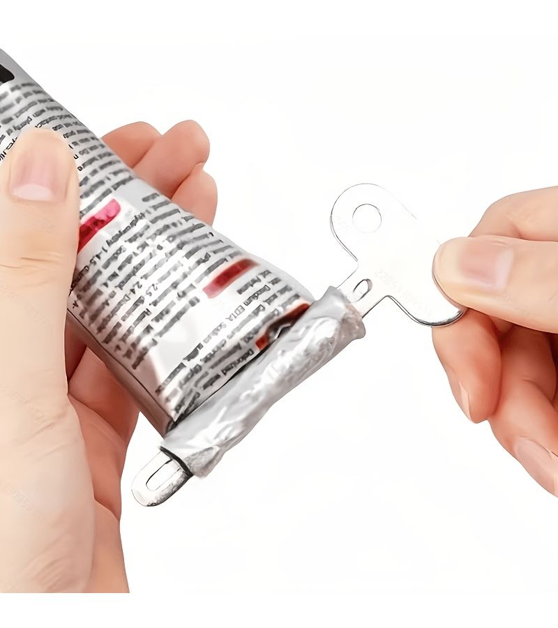 2 Pcs Metal Toothpaste Squeezer Manual Tube Squeezing Device For Easy Dispensing Of Cosmetic Creams And Ointments Reducing Waste No Electricity Required - Image 4
