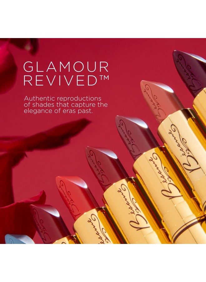 Besame Cosmetics أحمر شفاه وردي سحري 1959 أحمر شفاه كلاسيكي متغير اللون من Vintage Makeup Coquette Makeup أحمر شفاه سحري للنساء أحمر شفاه أزرق يتحول إلى اللون الوردي أحمر شفاه مرطب  - Image 5