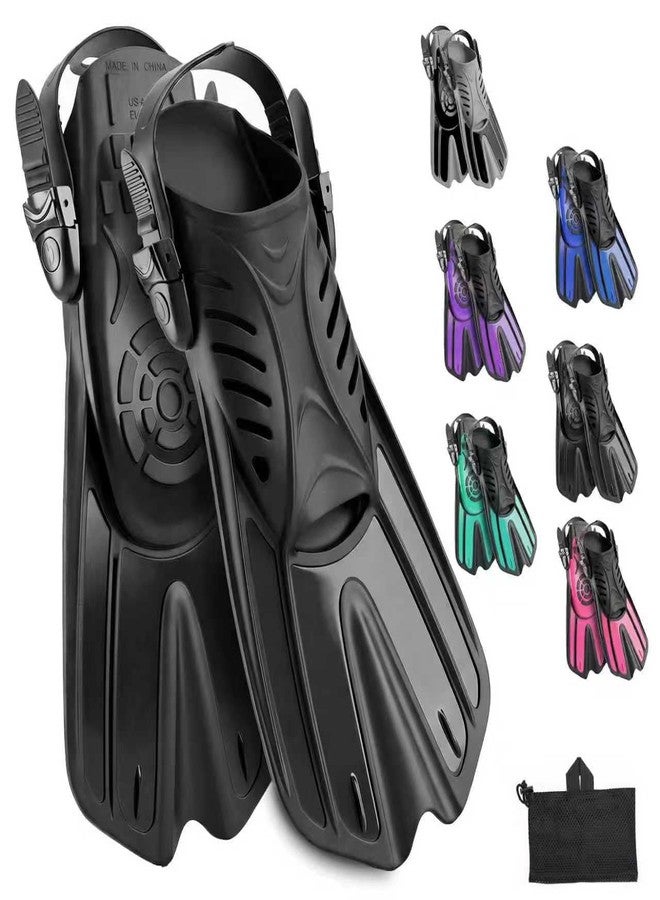SACBOLA Diving fins Snorkeling Gear for Adults Snorkel fins ，Swim fins Open, Adjustable, Men, Women, Children, Swim Flippers - Image 1