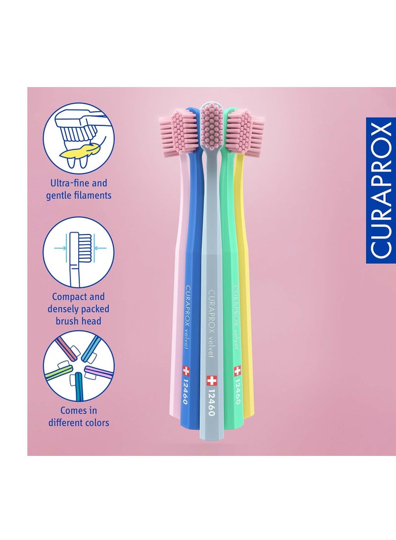 Curaprox 12460  Velvet  Soft Brush Multicolor - Image 4