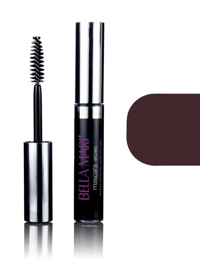 Nature's Brands Bella Mari Natural Mascara, Brown; 0.4oz