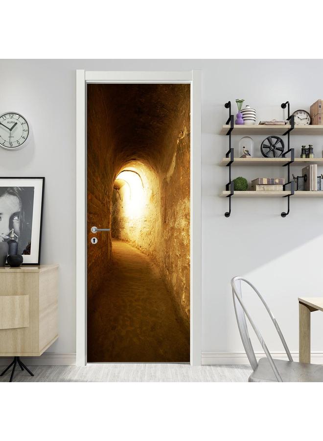 Bluejw 3D Art Life Series Simulation Door Stickers Removable Waterproof Wall Stickers Bedroom Living Room PVC Stickers A Generation Of Hair - Image 3