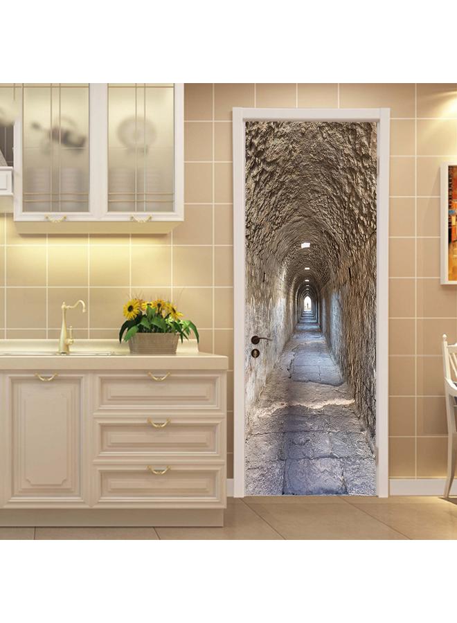 Bluejw 3D Art Life Series Simulation Door Stickers Removable Waterproof Wall Stickers Bedroom Living Room PVC Stickers A Generation Of Hair - Image 4