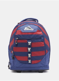 Unisex Rugby Stripe Opie Wheeled Backpack