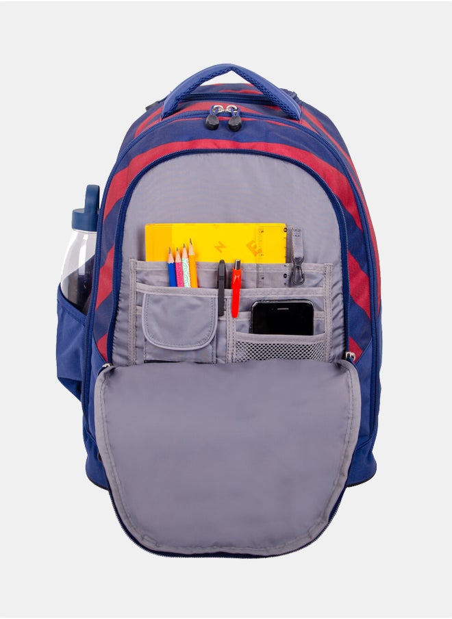 HIGH SIERRA - Unisex Rugby Stripe Opie Wheeled Backpack - Image 1
