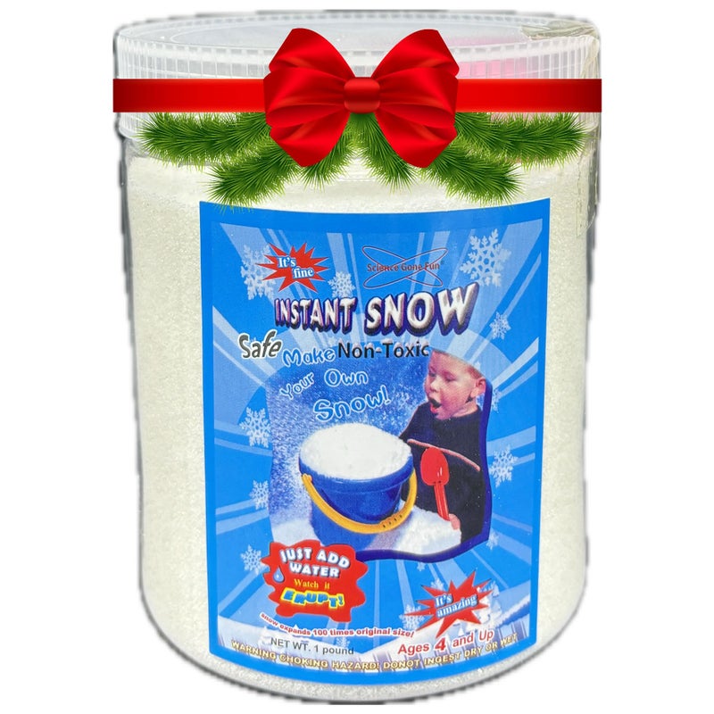 Science Gone Fun Magic Trick with 1 Pound Instant Snow Powder Will Make 8 Gallons - Image 2