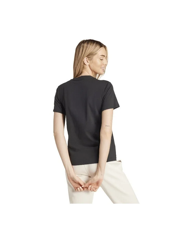 Adidas  adidas W Collegiate T Black Training T-Shirts for Women | Best Price UAE