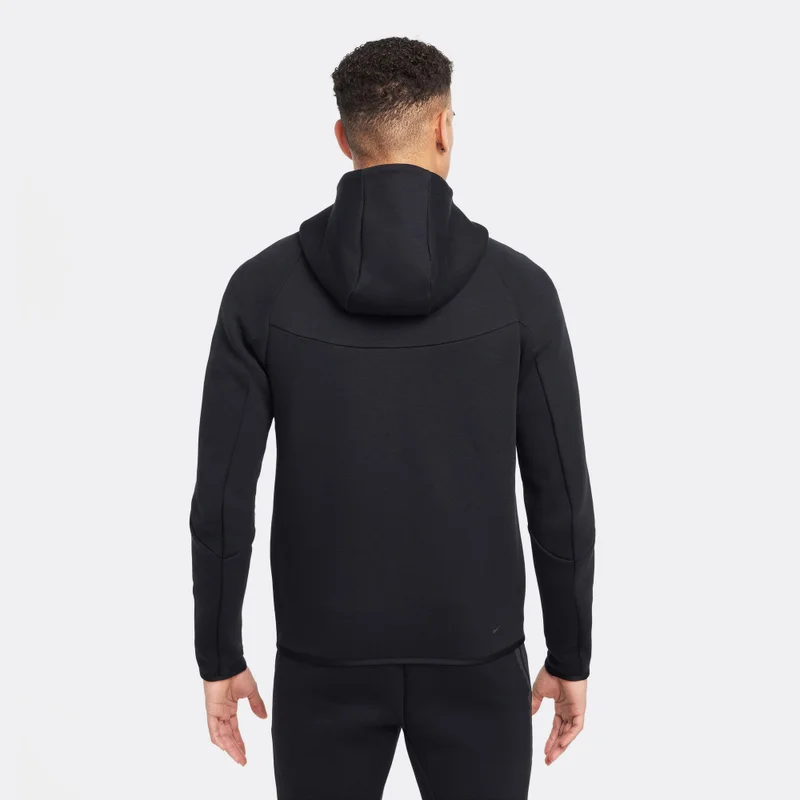 Nike Black Men's Tech Full-Zip Windrunner Hoodie for Men | Best Price UAE