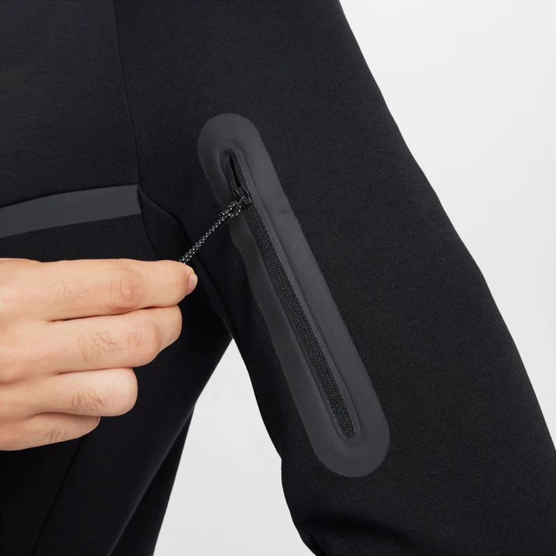 Nike Black Men's Tech Full-Zip Windrunner Hoodie for Men | Best Price UAE