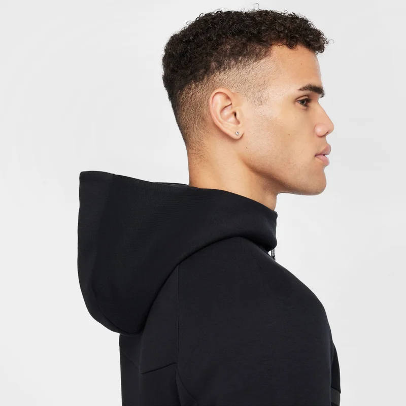 Nike Black Men's Tech Full-Zip Windrunner Hoodie for Men | Best Price UAE