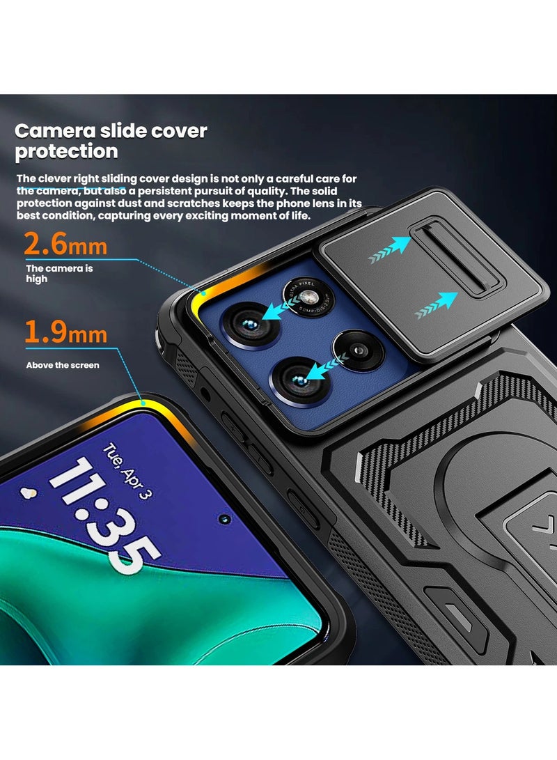 عام غطاء مناسب لهاتف Moto G Stylus 5G - تصميم نافذة ضغط لحماية العدسة - حامل قابل للطي - تركيب دقيق - مقاوم للسقوط والتآكل - Image 5